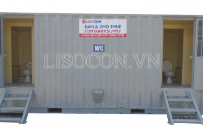Container Vệ Sinh 20feet: Giải Pháp Hạ Tầng Tạm Thời Cho Dự Án Quy Mô Lớn